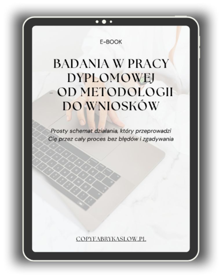 BADANIA W PRACY DYPLOMOWEJ